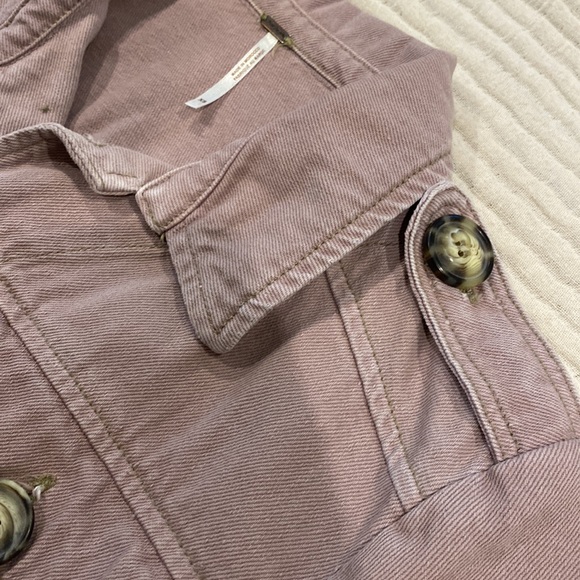 Free People Dusty Rose Denim Jacket - Picture 8 of 10